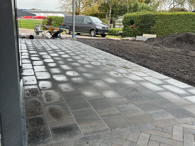 Bestrating tuin